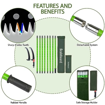 Shaledig Pole Saws - Adjustable 27 Feet Tree Trimmer