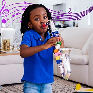 Click N' Play Toy Saxophone for Kids with 8 Colored Keys