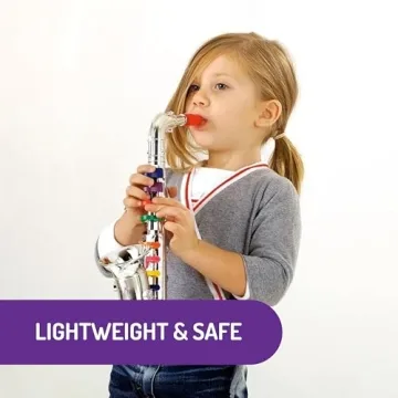 Click N' Play Toy Saxophone for Kids with 8 Colored Keys