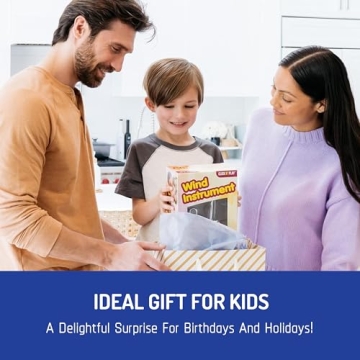 Click N' Play Toy Saxophone for Kids with 8 Colored Keys