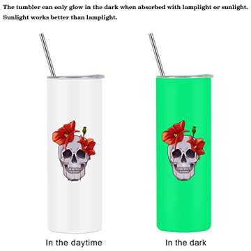 20 Oz Glow in the Dark Sublimation Tumblers Set