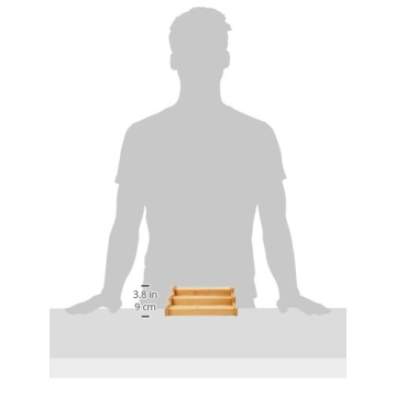 Seville Classics Bamboo 3-Tier Spice Rack Organizer