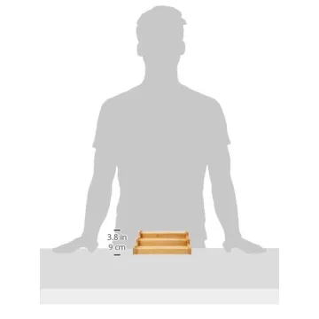 Seville Classics Bamboo 3-Tier Spice Rack Organizer