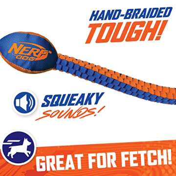 Nerf Dog Vortex Tug Toy for Medium to Large Breeds