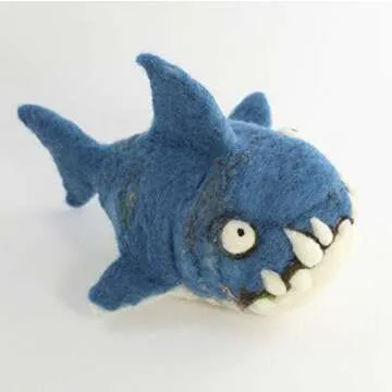 Woolbuddy Needle Felting Wool, Natural Handmade Wool Roving, 6 Vibrant Colors with Instructions (Wool Bag Spring)