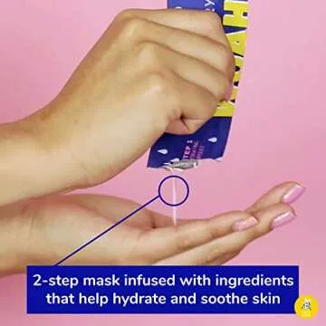 FACETORY K Beauty Face Mask Skin Care - Woah That H2O 2-Step Sheet Mask with Ceramide & Sodium Hyaluronate | Moisturizing, Balancing (5 Pack)