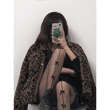 Cute Fishnet Stockings with Bow Tie for Women