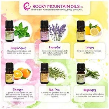 Rocky Mountain Oils Essentials Kit for Daily Wellness and Care