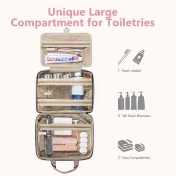 urophylla Travel Toiletry Bag - Organizer for Women