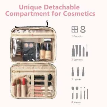 urophylla Travel Toiletry Bag - Organizer for Women