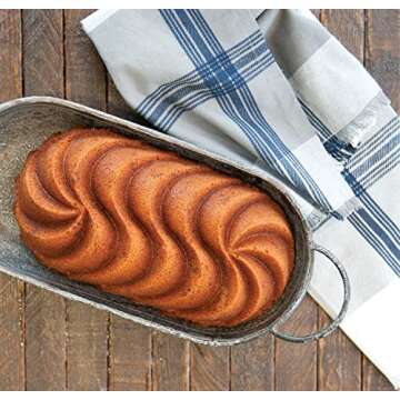 Nordic Ware Heritage 6 Cup Loaf Pan for Perfect Baking