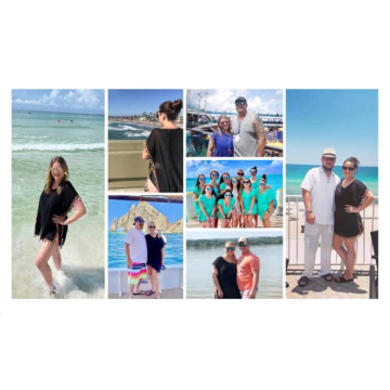 GDKEY Women Chiffon Beach Cover-Up Stylish Swimsuit