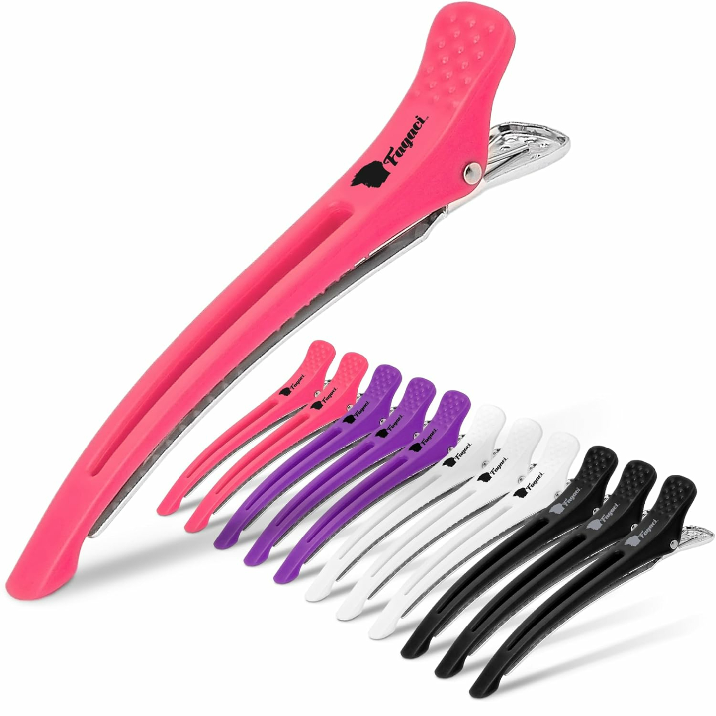 Fagaci Firm Grip Hair Clips - Salon Quality & Durable