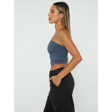 Trendy Queen Women’s Tube Tops - Summer Must-Have Fit