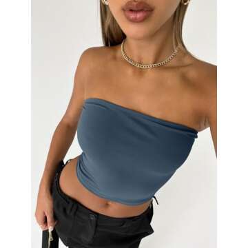 Trendy Queen Women’s Tube Tops - Summer Must-Have Fit
