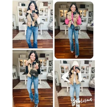 Stylish Athlisan Women's Cropped Puffer Vest for Fall