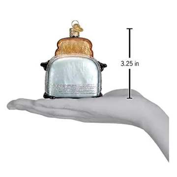 Old World Christmas Retro Toaster Ornament for Gifting