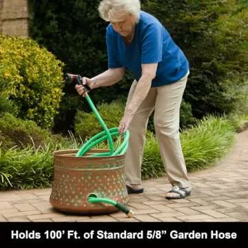 Liberty Garden 1917-G Hammered Copper Hose Pot