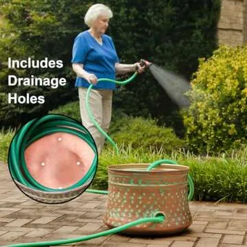 Liberty Garden 1917-G Hammered Copper Hose Pot