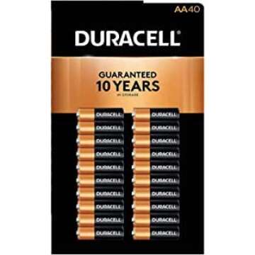 Duracell CopperTop AA Batteries - 40 Count Reliable Power