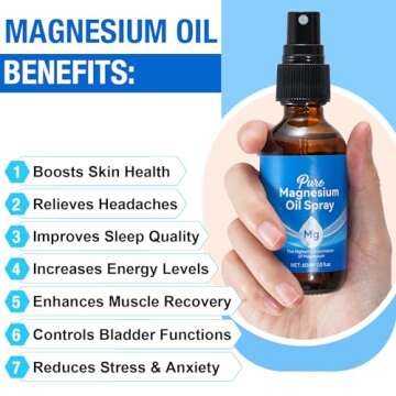 Organic Magnesium Spray for Relaxation & Muscle Care
