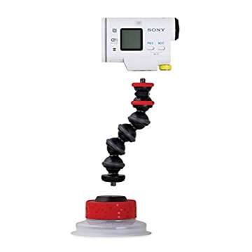 JOBY Suction Cup with GorillaPod Arm for GoPro HERO6 Black, GoPro HERO5 Black, GoPro HERO5 Session, Contour and Sony Action Cam
