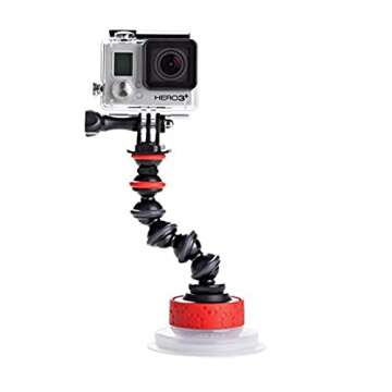 JOBY Suction Cup with GorillaPod Arm for GoPro HERO6 Black, GoPro HERO5 Black, GoPro HERO5 Session, Contour and Sony Action Cam