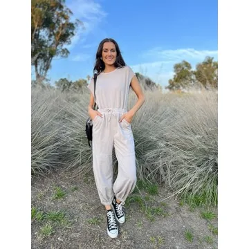 Glamaker Women's Sleeveless Jumpsuit for Summer Style