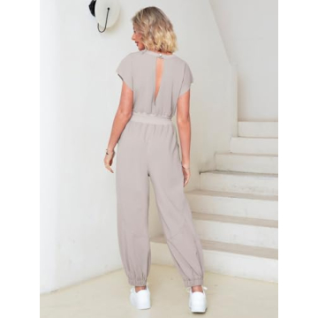 Glamaker Women's Sleeveless Jumpsuit for Summer Style