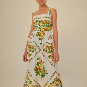 Women Y2k Boho Maxi Dress Vintage Floral Tie Shoulder Strap Sleeveless A Line Long Dress Summer Beach Flowy Dresses