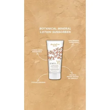 Australian Gold Botanical SPF 50 Mineral Sunscreen Lotion, 5 Ounce