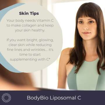 BodyBio Liposomal Vitamin C 60 Capsules | Powerful Immune Support | Maximum Absorption for Cell Support | Super Antioxidant | Pure Ascorbic Acid | Ultimate Vitamin C