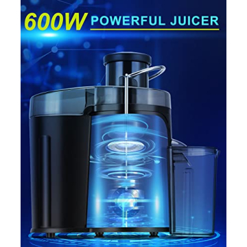 ZNOAV Juicer Machine 600W Powerful Easy to Clean