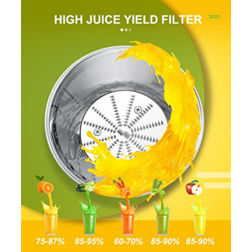 ZNOAV Juicer Machine 600W Powerful Easy to Clean