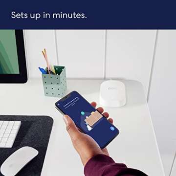 Amazon eero 6+ Mesh WiFi System - Gigabit Speeds & 6000 sq. ft. Coverage