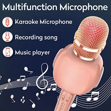 Portable Karaoke Microphone for Kids - Fun & Easy