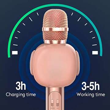 Portable Karaoke Microphone for Kids - Fun & Easy