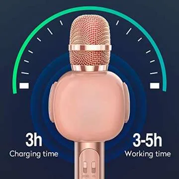 Portable Karaoke Microphone for Kids - Fun & Easy