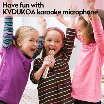 Portable Karaoke Microphone for Kids - Fun & Easy