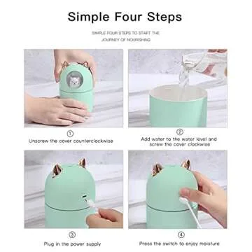 Carrie Joe Cat Humidifier - Adorable Air Moisturizer for All