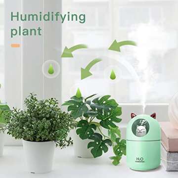 Carrie Joe Cat Humidifier - Adorable Air Moisturizer for All