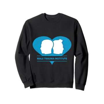 Male Trauma Institute Sweatshirt - Comfortable Classic Fit for Everyday Wear