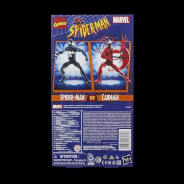 Marvel Legends Spider-Man Symbiote & Carnage Action Figures