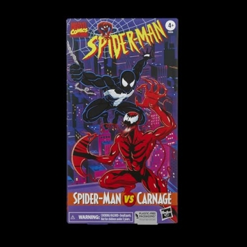 Marvel Legends Spider-Man Symbiote & Carnage Action Figures