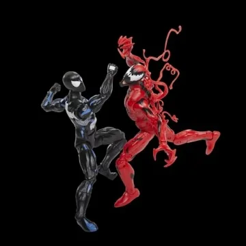 Marvel Legends Spider-Man Symbiote & Carnage Action Figures