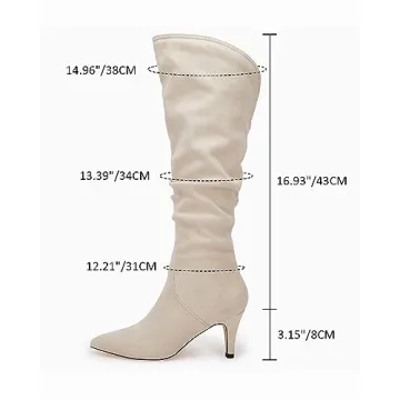 Stylish Womens Slouchy Knee High Boots for All Occasions