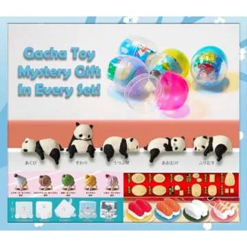 Sakura Box Japanese Candy & Snacks Dagashi Set & Pamphlet 50 Pieces Japanese Food Gift Box