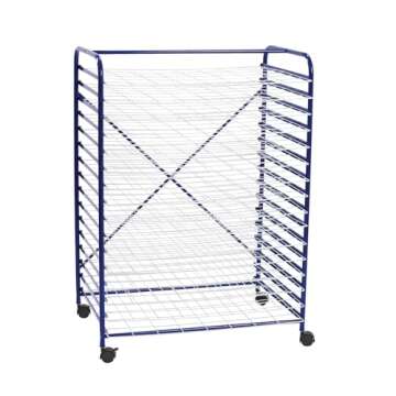 Colorations Premium Mobile Art Drying Rack for Easy Use