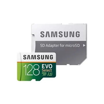 SAMSUNG EVO Select 128GB MicroSDXC Memory Card With Adapter