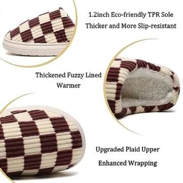 Guyarns Stylish Slippers for Women - Memory Foam Comfort